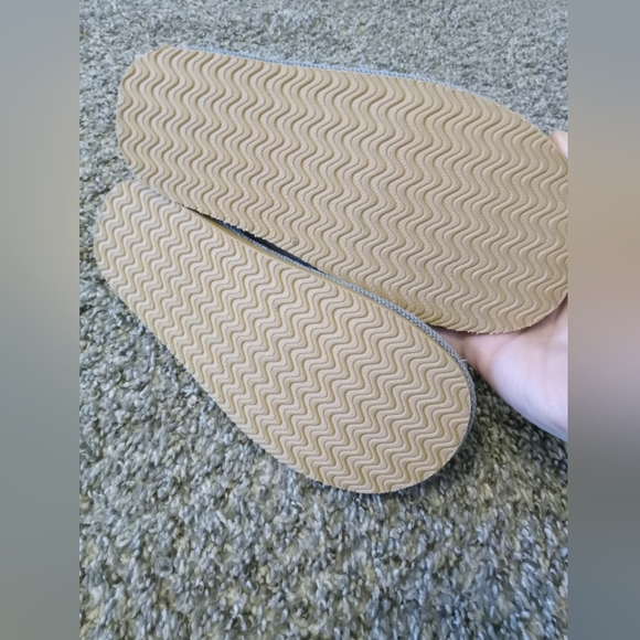 Boys Blue Canvas Slippers - Picture 2 of 6